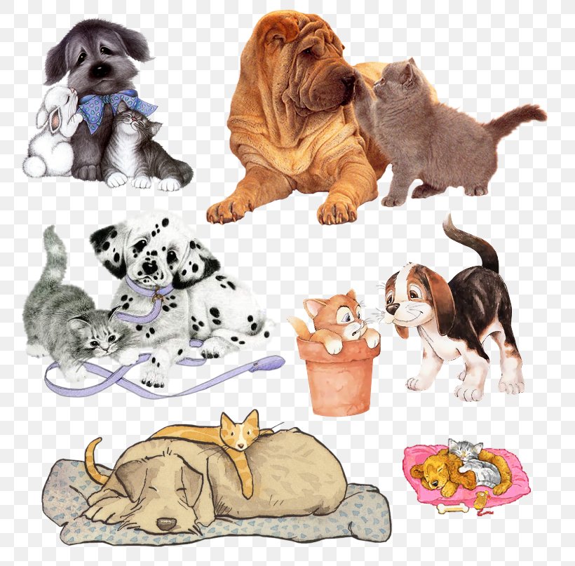 Cat Puppy Dog Breed Bulldog, PNG, 795x807px, Cat, Ancient Dog Breeds, Animal, Animal Figure, Bloodhound Download Free