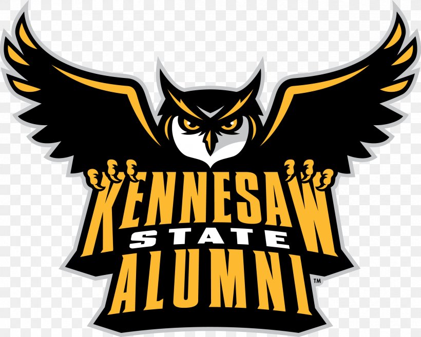 Kennesaw State University Kennesaw State Owls Football Fifth Third Bank Stadium Kennesaw State Owls Men's Basketball Alabama State Hornets Football, PNG, 2432x1949px, Kennesaw State University, Alabama State Hornets Football, American Football, Beak, Bird Download Free