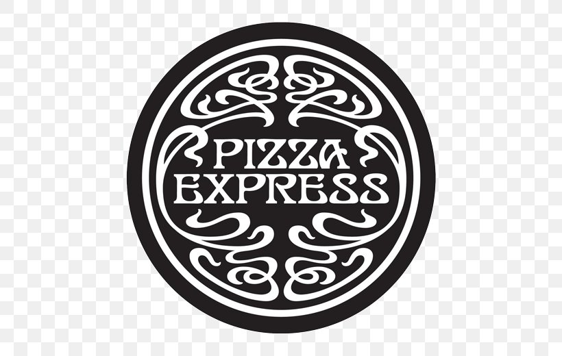 PizzaExpress Italian Cuisine Soho Take-out, PNG, 520x520px, Pizza, Black And White, Brand, Emblem, Food Download Free