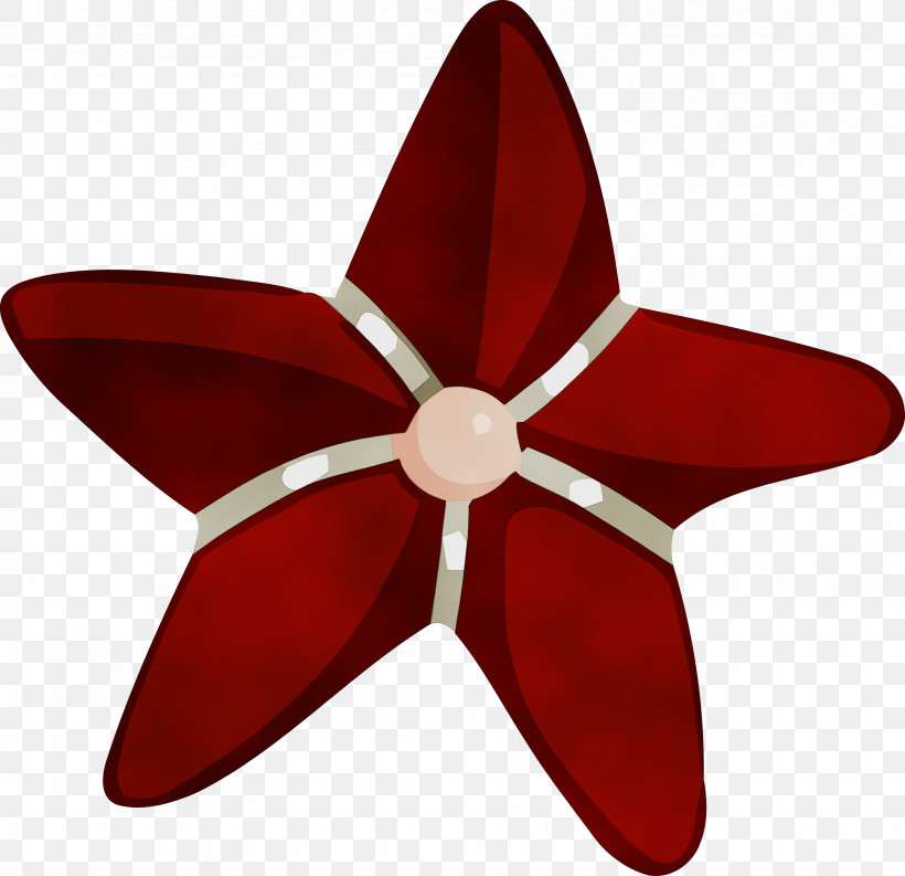 Red Maroon Petal Automotive Wheel System Wheel, PNG, 2975x2878px, Christmas Star, Automotive Wheel System, Christmas Ornament, Christmas Star Ornaments, Maroon Download Free