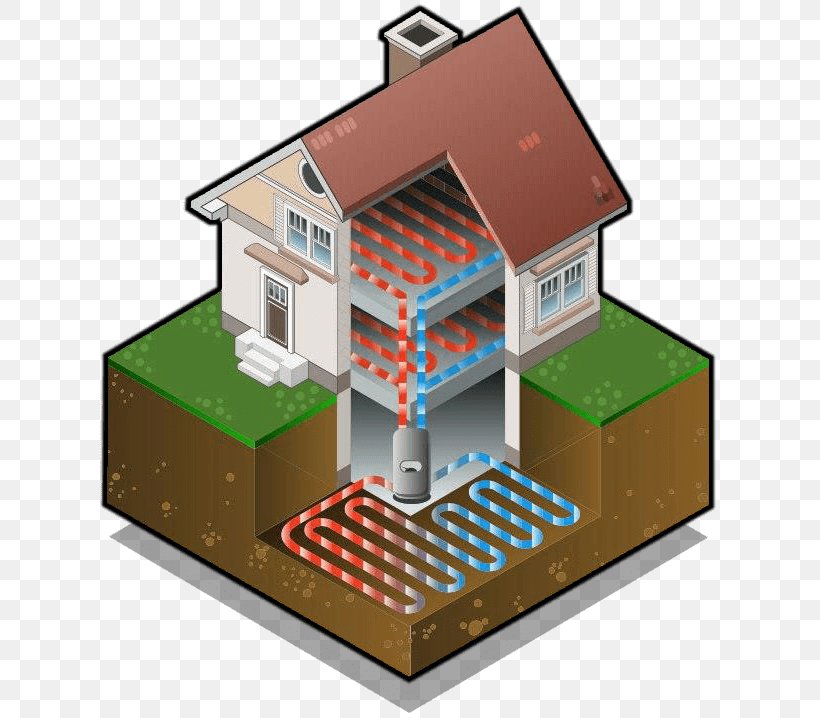 Geothermal Heat Pump Geothermal Heating Geothermal Energy HVAC, PNG, 715x718px, Geothermal Heat Pump, Air Source Heat Pumps, Architecture, Building, Central Heating Download Free