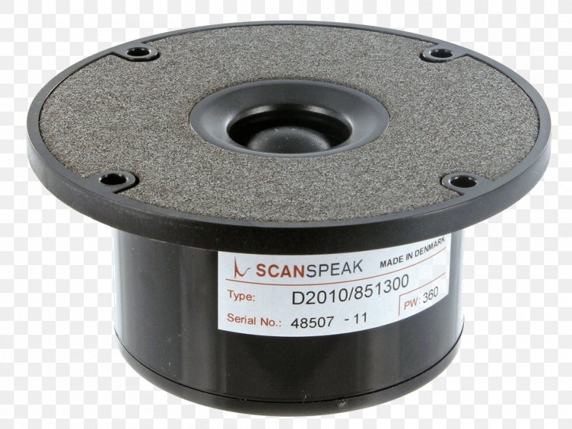 Scan-speak A/S Tweeter Loudspeaker High Fidelity, PNG, 1000x750px, Tweeter, Acoustics, Audio, Dome, Electrical Impedance Download Free