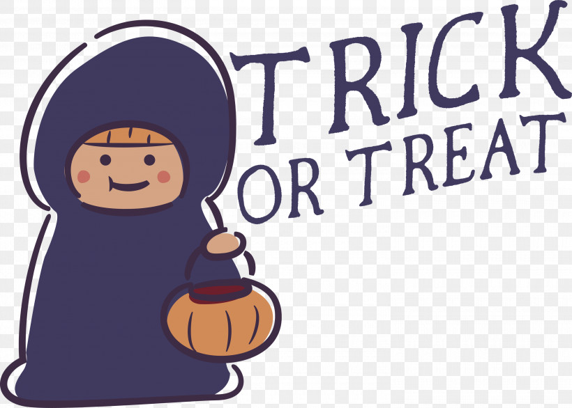 Trick Or Treat Trick-or-treating, PNG, 3000x2146px, Trick Or Treat, Behavior, Biology, Cartoon, Character Download Free