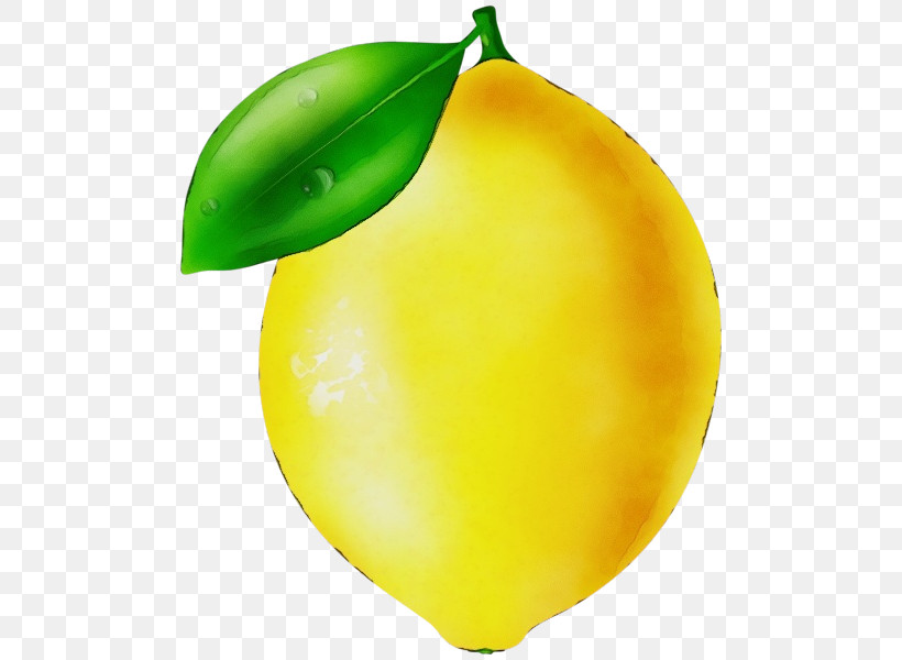 Lemon Yellow Citron Carambola Balloon, PNG, 502x600px, Watercolor, Apple, Balloon, Carambola, Citron Download Free