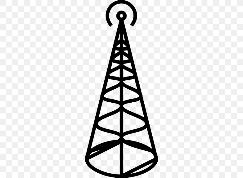 Telecommunications Tower Aerials Cell Site Clip Art, PNG, 600x600px, Telecommunications Tower, Aerials, Black And White, Body Jewelry, Cell Site Download Free