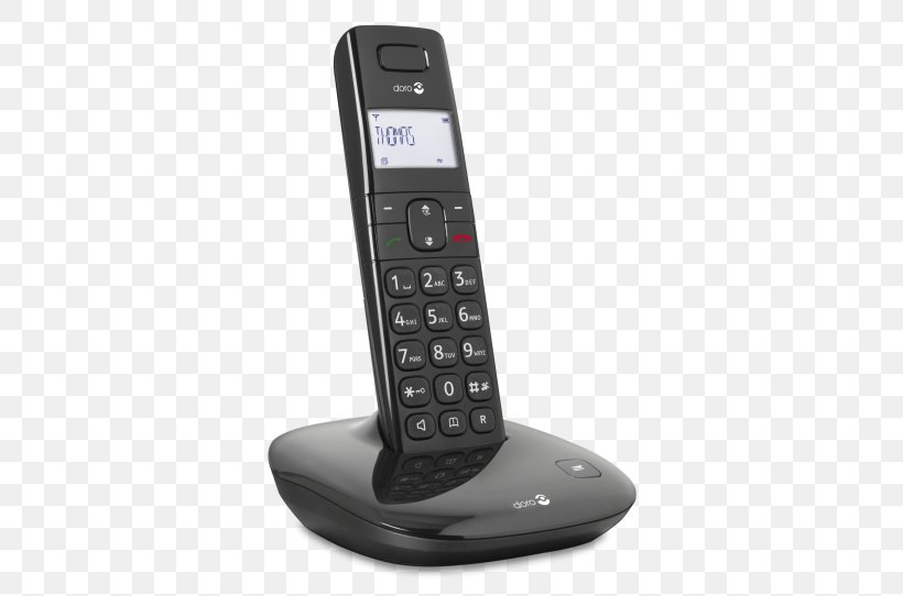 Cordless Telephone Doro Comfort 1010 Cordless Twin Phone, PNG, 542x542px, Cordless Telephone, Answering Machine, Cellular Network, Doro, Electronics Download Free