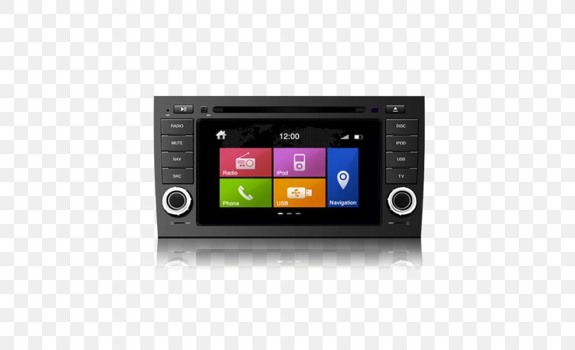 GPS Navigation Systems Car Audi GPS Navigation Software Automotive Navigation System, PNG, 500x500px, Gps Navigation Systems, Audi, Audi A4, Audi A4 B6, Audi A4 B8 Download Free