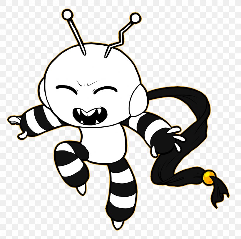 Insect Cartoon Pollinator Clip Art, PNG, 1105x1093px, Insect, Animated Cartoon, Artwork, Black And White, Carnivora Download Free