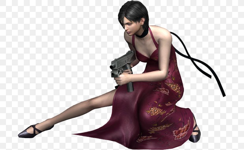 Resident Evil 4 Ada Wong Leon S. Kennedy Resident Evil 6, PNG, 700x504px, Watercolor, Cartoon, Flower, Frame, Heart Download Free