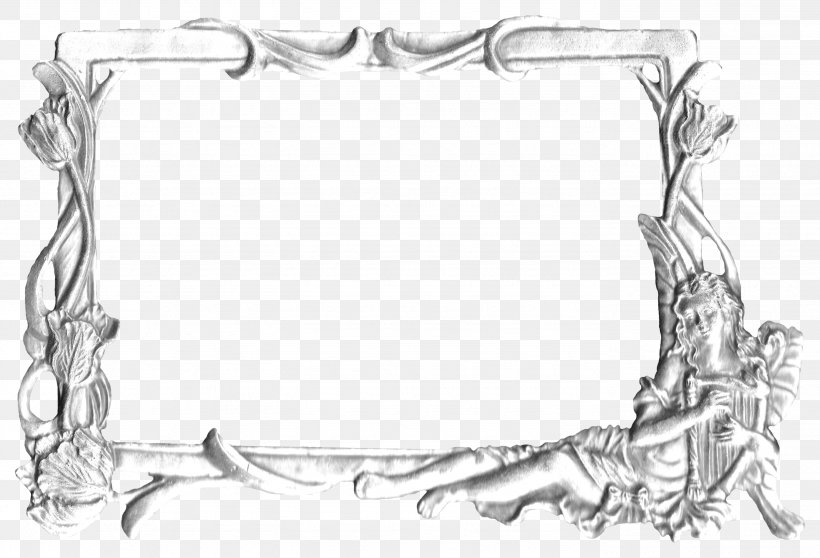 Silver Picture Frame Metal, PNG, 2765x1882px, Silver, Black And White, Data, Digital Photo Frame, Line Art Download Free