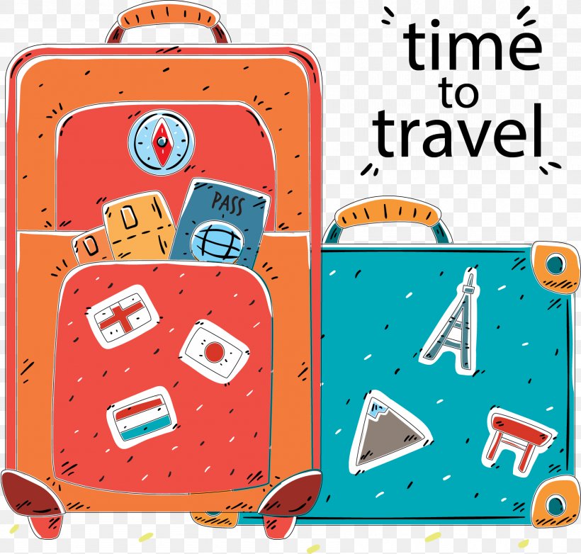 Suitcase Travel Baggage Clip Art, PNG, 1716x1637px, Suitcase, Area, Bag, Baggage, Cartoon Download Free