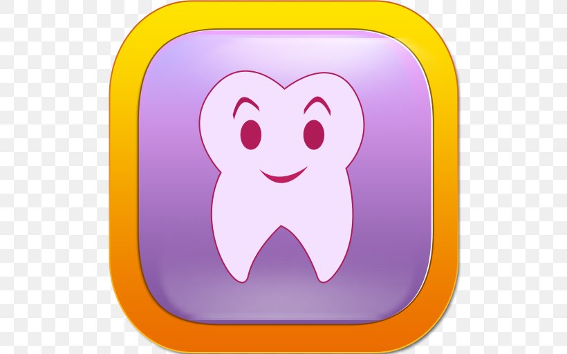 Tooth App Store Infant Child Apple, PNG, 512x512px, Watercolor, Cartoon, Flower, Frame, Heart Download Free