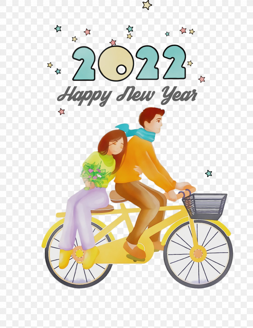 Bicycle Couple Cycling Bicycle Frame Humour, PNG, 2308x3000px, Happy New Year, Bicycle, Bicycle Frame, Couple, Cycling Download Free