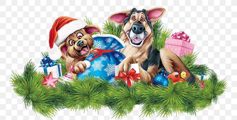 Dog Gift Christmas Ornament New Year, PNG, 787x415px, Dog, Art, Carnivoran, Christmas, Christmas Decoration Download Free