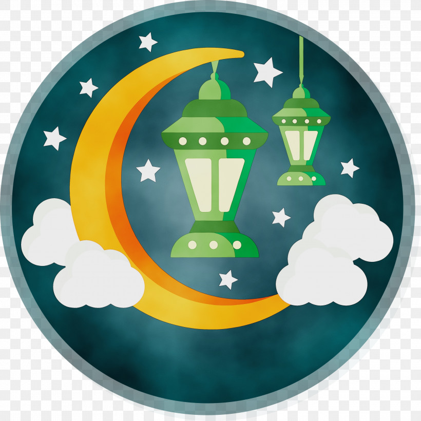 Green, PNG, 3000x3000px, Ramadan, Green, Paint, Ramadan Kareem, Ramadan Mubarak Download Free