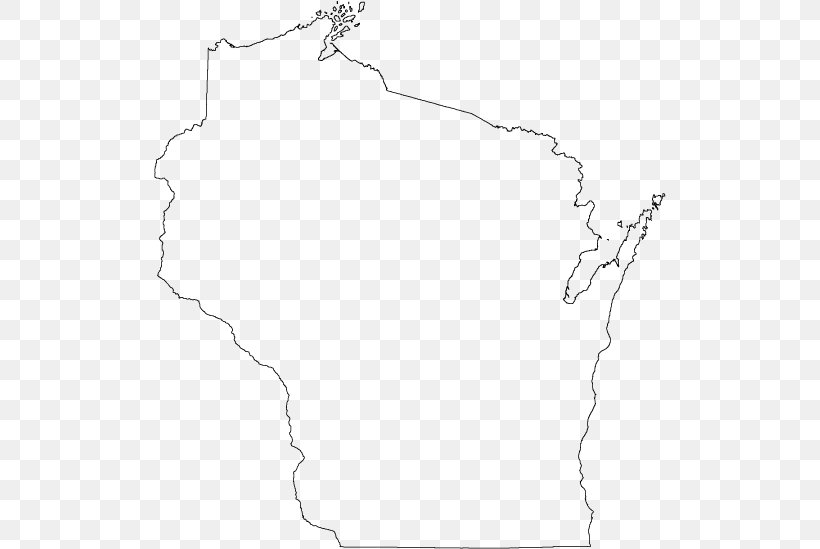 Wisconsin Blank Map World Map Clip Art, PNG, 512x549px, Wisconsin, Area, Black, Black And White, Blank Map Download Free