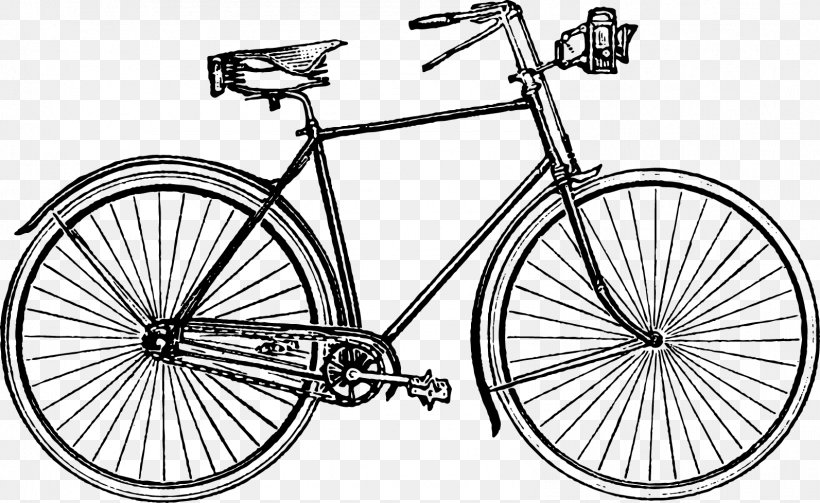 Bicycle Cycling Euclidean Vector Drawing, PNG, 1593x978px, Bicycle, Bicycle Accessory, Bicycle Drivetrain Part, Bicycle Frame, Bicycle Handlebar Download Free