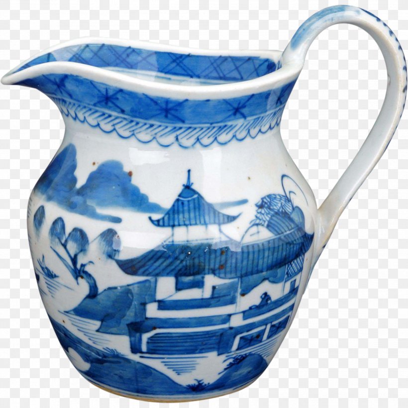 Jug Blue And White Pottery Ceramic Porcelain, PNG, 1853x1853px, Jug, Blue And White Porcelain, Blue And White Pottery, Bowl, Ceramic Download Free