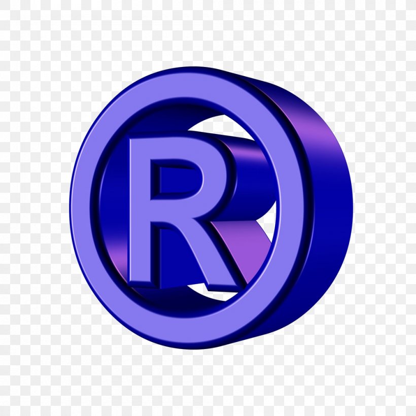 Registered Trademark Symbol, PNG, 1000x1000px, Trademark, Blue, Brand, Electric Blue, Letter Download Free