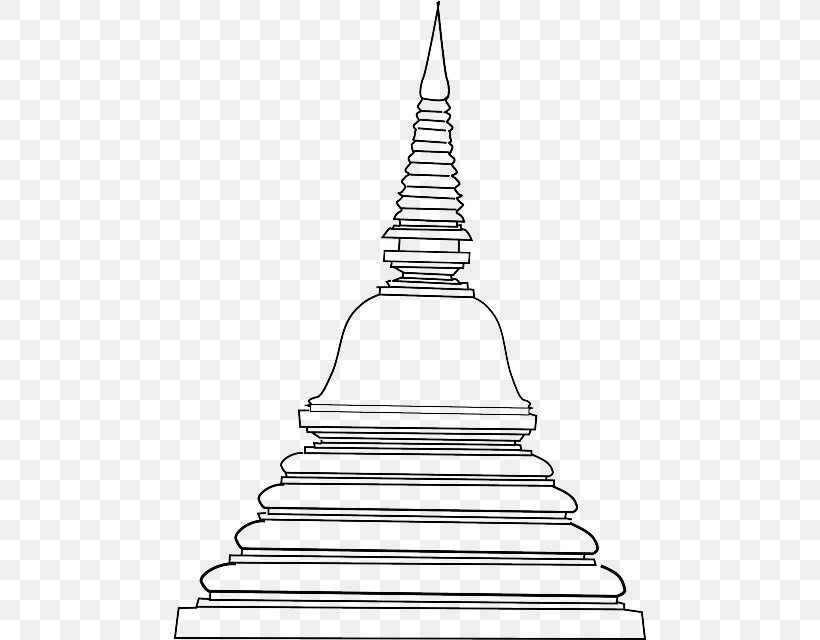 Temple Boudhanath Sanchi Stupa No.2 Clip Art, PNG, 472x640px, Temple, Artwork, Black And White, Boudhanath, Buddhism Download Free