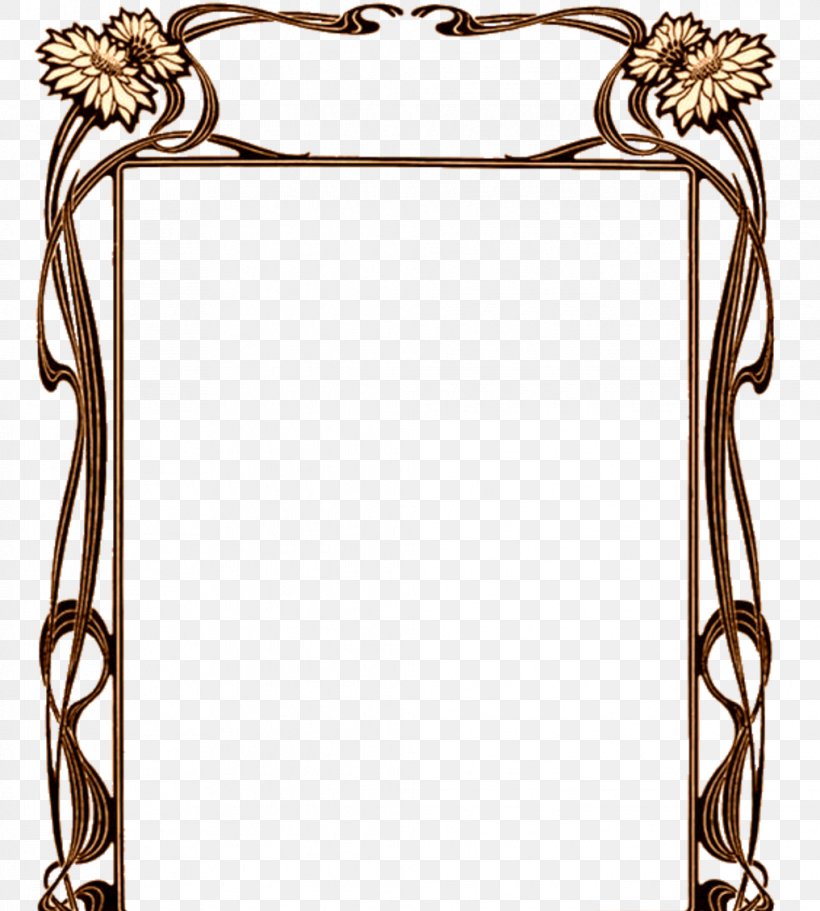 Borders And Frames Art Nouveau Art Deco, PNG, 1016x1129px, Borders And ...