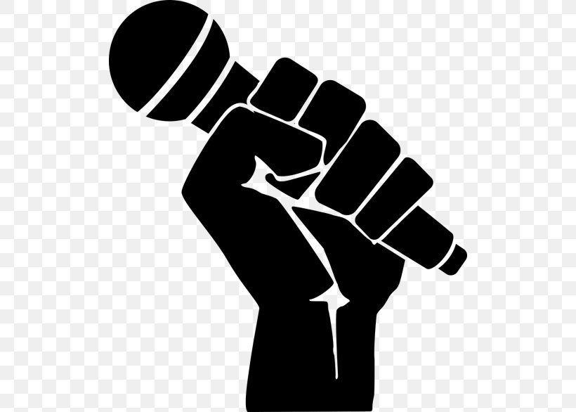 Cartoon Microphone, PNG, 510x586px, Microphone, Drawing, Finger, Fist, Gesture Download Free