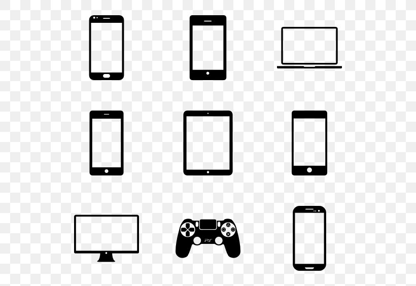 Handheld Devices Mobile Phones, PNG, 600x564px, Handheld Devices, Area, Black, Black And White, Brand Download Free