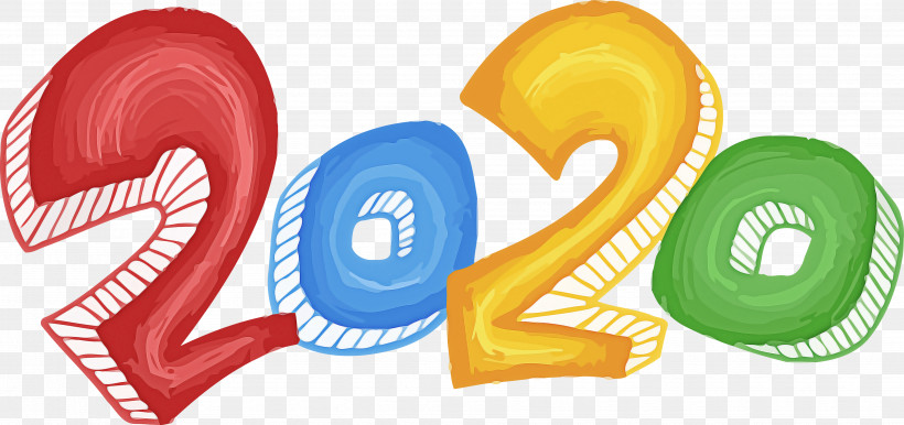 Happy New Year 2020 Happy New Year, PNG, 3718x1752px, Happy New Year 2020, Happy New Year, Plastic Download Free