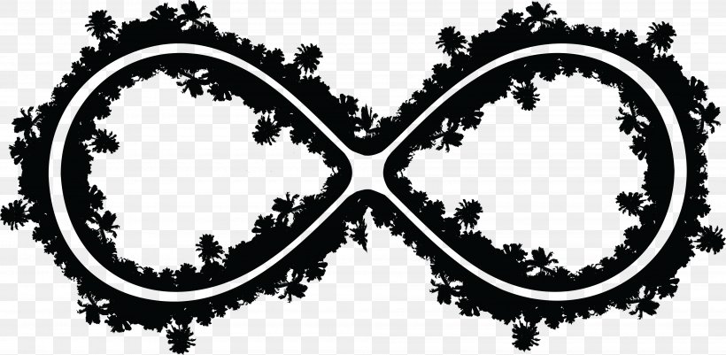 Infinity Symbol Infinity Symbol T-shirt, PNG, 4000x1959px, Infinity, Bicycle Part, Black And White, Eyewear, Heart Download Free