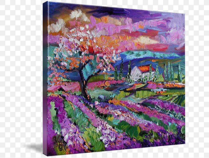 Oil Painting English Lavender Acrylic Paint, PNG, 650x621px, Painting, Acrylic Paint, Acrylic Resin, Art, Artwork Download Free