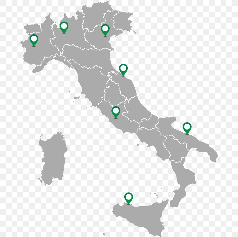 Regions Of Italy Royalty-free Vector Map, PNG, 686x816px, Regions Of Italy, Area, Contour Line, Italy, Map Download Free