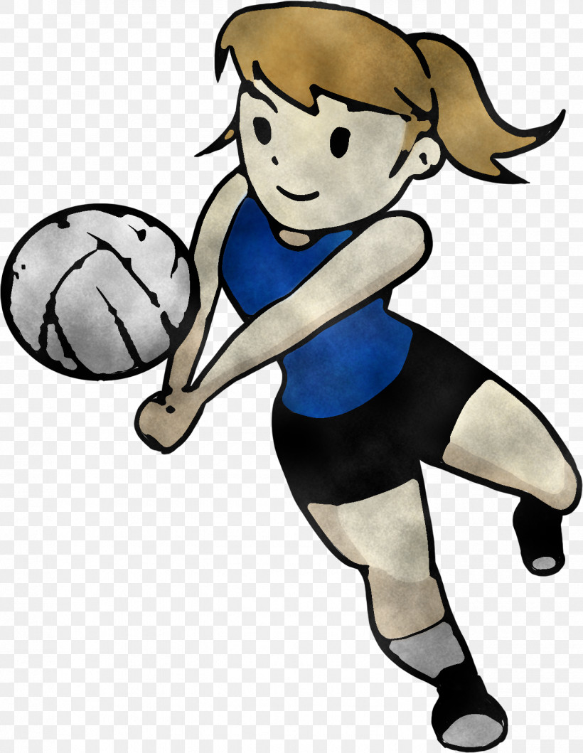 Soccer Ball, PNG, 1378x1781px, Cartoon, Ball, Ball Game, Basketball Player, Playing Sports Download Free