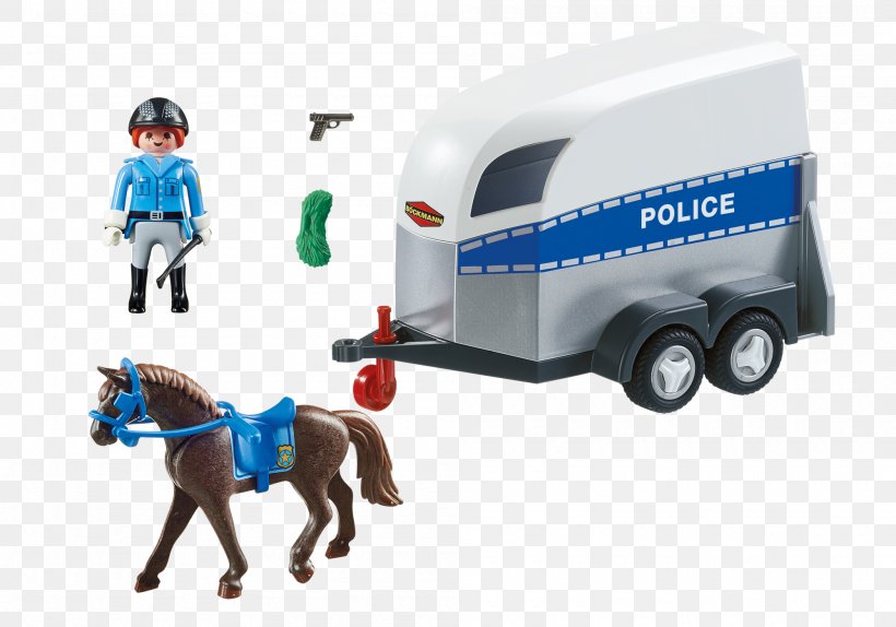 Amazon.com Horse Mounted Police Playmobil, PNG, 2000x1400px, Amazoncom, Child, Horse, Horse Like Mammal, Horse Livestock Trailers Download Free
