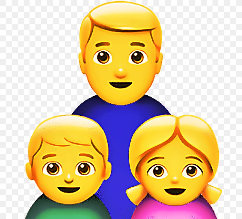 Happy Family Cartoon, PNG, 740x740px, Emoji, Apple, Cartoon, Child, Emoticon Download Free