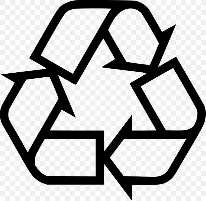 Recycling Symbol Waste Recycling Codes Sign, PNG, 981x958px, Recycling Symbol, Aluminium Recycling, Area, Black And White, Line Art Download Free