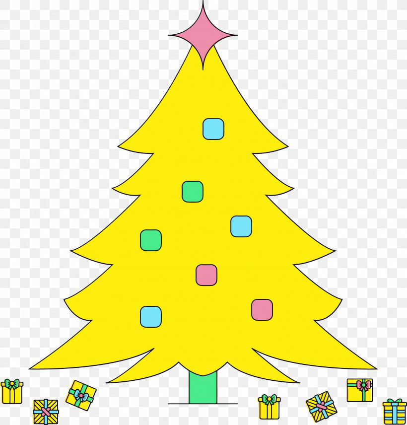 Christmas Tree, PNG, 2873x3000px, Christmas Tree, Christmas Decoration, Christmas Ornament, Colorado Spruce, Conifer Download Free