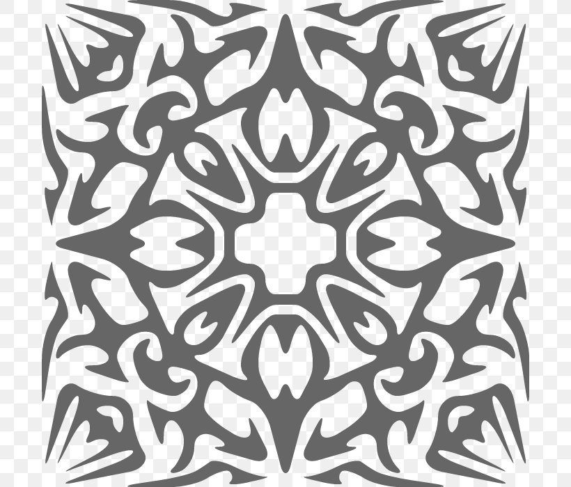 Kaleidoscope Images DOWNLOAD., PNG, 700x700px, Tile, Area, Azulejo, Black, Black And White Download Free