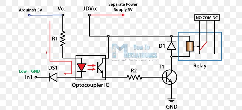 Relay Electronic Circuit Wiring Diagram Arduino Circuit Diagram, PNG, 700x374px, Relay, Arduino, Area, Circuit Diagram, Diagram Download Free