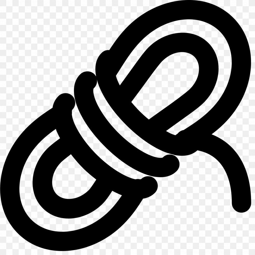 Rope Icon Design Lasso, PNG, 1600x1600px, Rope, Artwork, Black And White, Brand, Icon Design Download Free