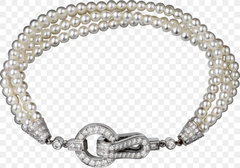 Pearl Bracelet Silver Diamond Necklace, PNG, 1024x720px, Pearl, Body Jewelry, Bracelet, Brilliant, Carat Download Free