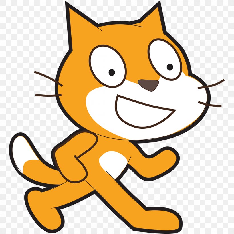 Cat Scratch Computer Programming Programming Language Clip Art, PNG, 1000x1000px, Cat, Artwork, Carnivoran, Cat Like Mammal, Codeorg Download Free