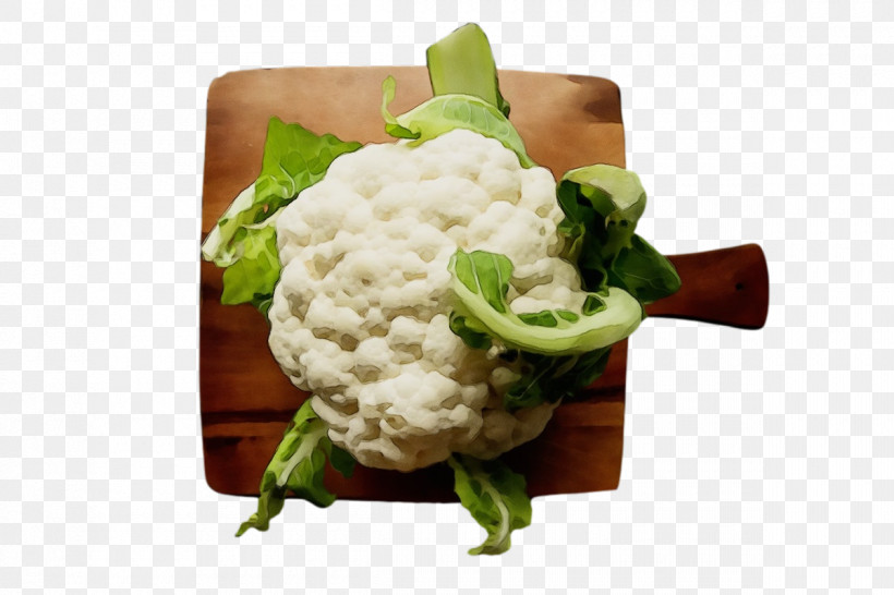 Cauliflower, PNG, 1200x800px, Watercolor, Cauliflower, Dish, Dish Network, Garnish Download Free