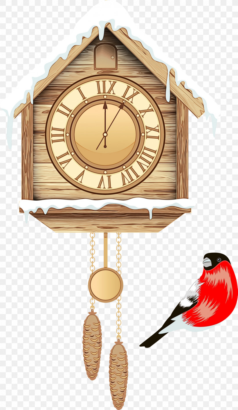Clock Cuckoo Clock Wall Clock Furniture Analog Watch, PNG, 1744x3000px, Watercolor, Analog Watch, Clock, Cuckoo, Cuckoo Clock Download Free