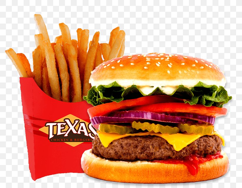 French Fries Cheeseburger Hamburger Chicken Sandwich Whopper, PNG, 801x638px, French Fries, American Food, Big Mac, Breakfast Sandwich, Buffalo Burger Download Free