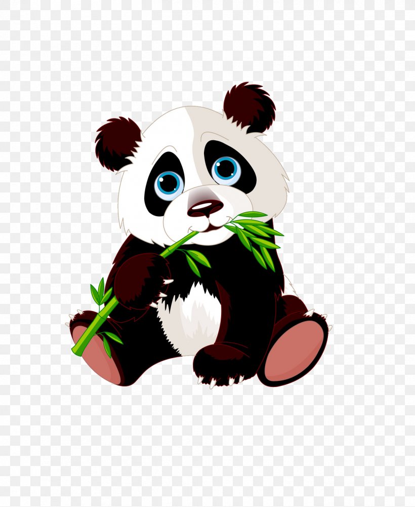 Giant Panda Bear Red Panda Bamboo Clip Art, PNG, 1349x1648px, Giant Panda, Bamboo, Bear, Carnivora, Carnivoran Download Free