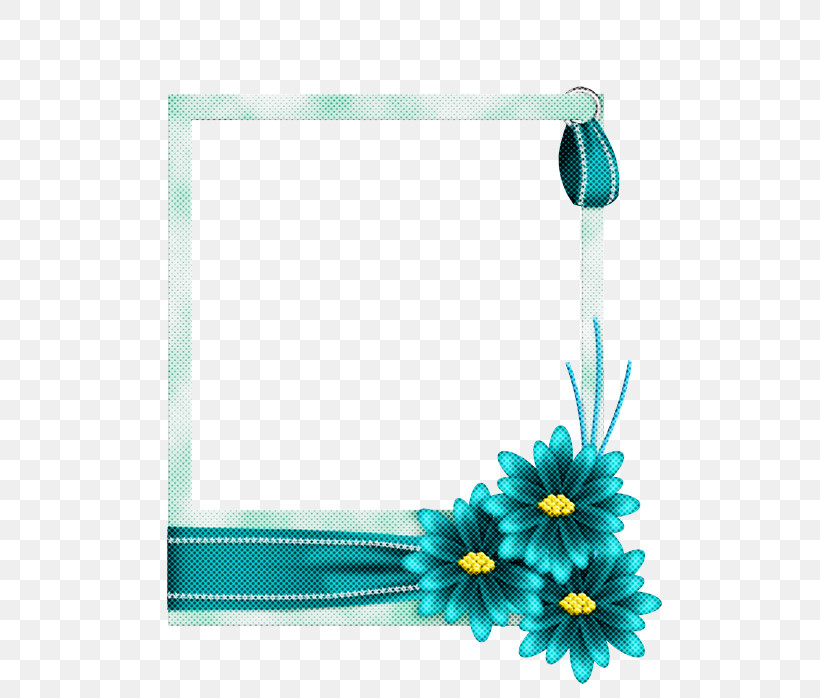 Picture Frame, PNG, 543x698px, Turquoise, Aqua, Flower, Picture Frame, Plant Download Free