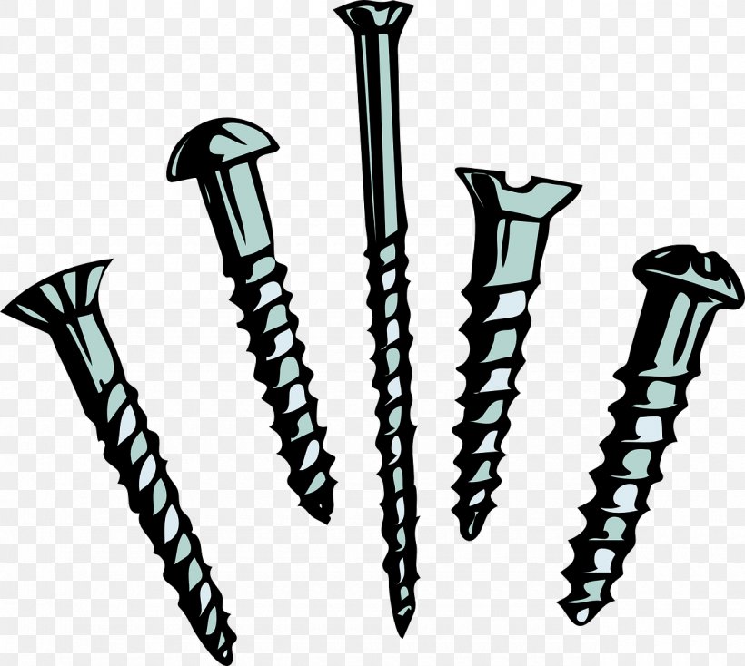 Screw Bolt Clip Art, PNG, 1280x1146px, Screw, Bolt, Can Stock Photo, Hardware Accessory, Nail Download Free
