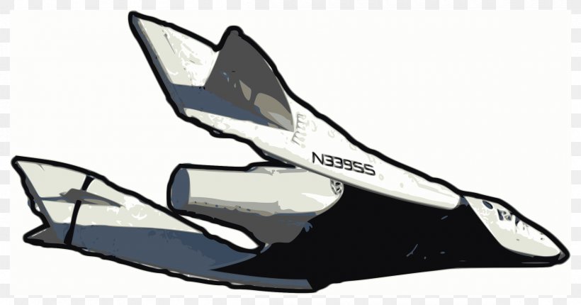 SpaceShipTwo Clip Art, PNG, 2400x1259px, Spaceshiptwo, Area, Automotive Design, Black, Boating Download Free