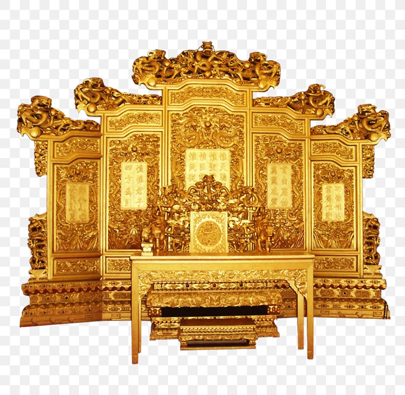 Throne Chair Emperor, PNG, 800x800px, Throne, Altar, Brass, Carving, Chair Download Free