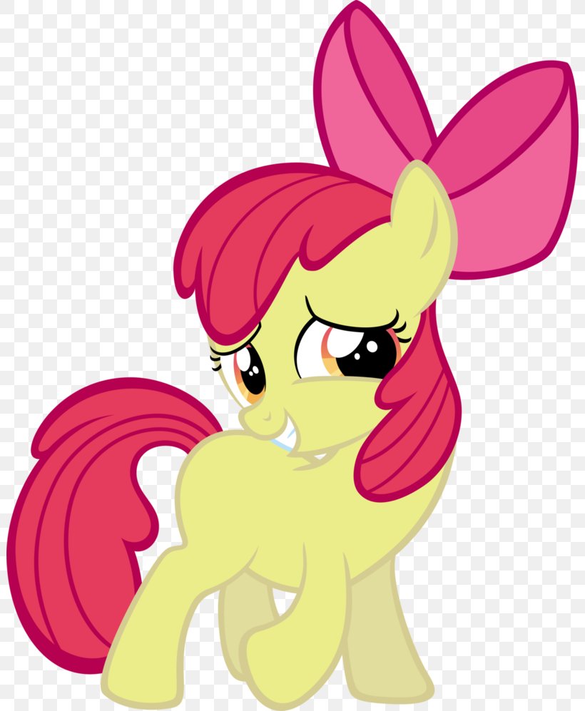 Apple Bloom Pony Art Rarity Derpy Hooves, PNG, 802x997px, Watercolor, Cartoon, Flower, Frame, Heart Download Free